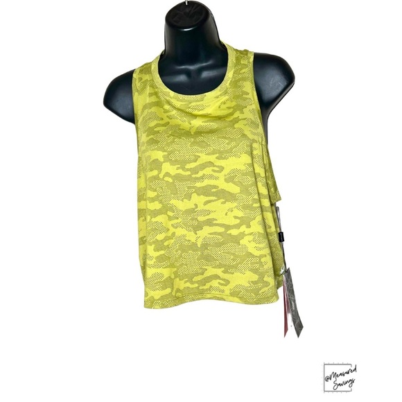 Spyder Active Workout Tank Green Camo print - Ladies Large NWT - Picture 1 of 11